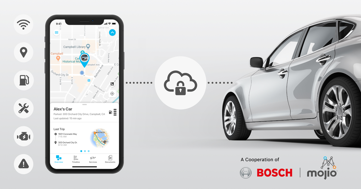 Bosch And Mojio Debut Integrated Connected Mobility Solution For